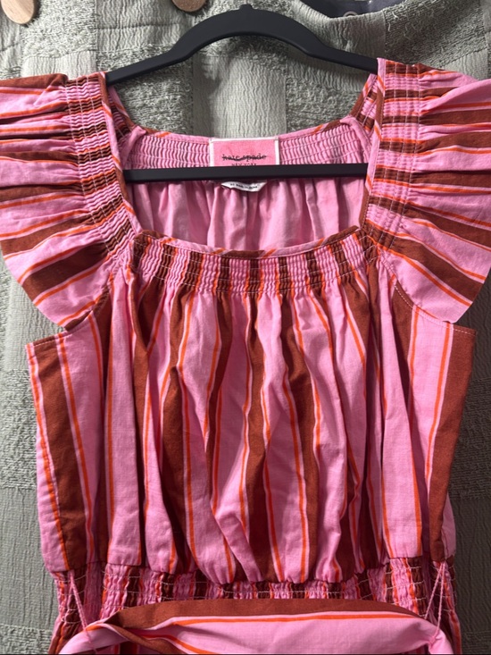 kate spade Dresses & Skirts - kate spade Pink and Rust Striped Sundress